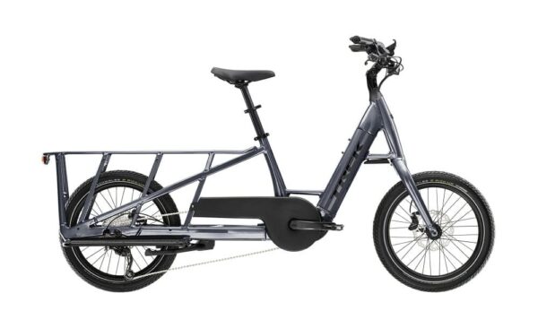Vélo Cargo Longtail Électrique Trek Fetch+ 2 Shimano Deore 10V 500Wh 20'' Gris 2023